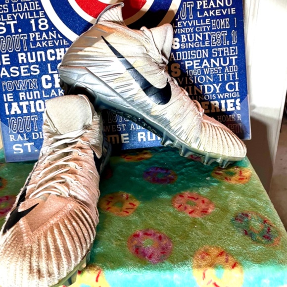 Lot of 2 pair of Nike Cleats 1 Vapor Fastflex SZ13 & 1 Nike Alpha Menace SZ14 - Picture 10 of 14